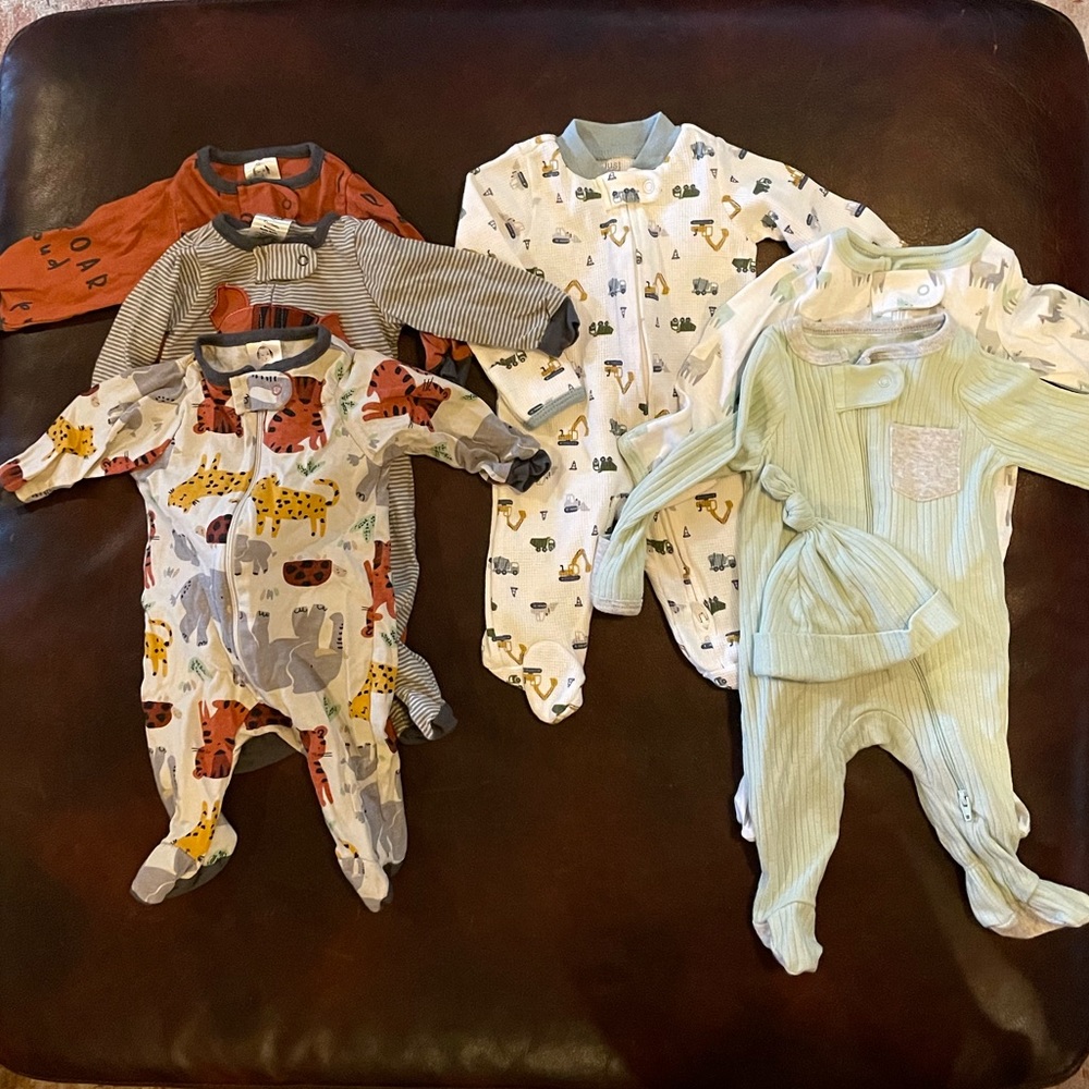 Newborn Footed Sleepers